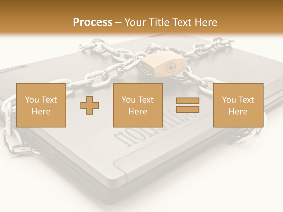 Shield Closed Security PowerPoint Template