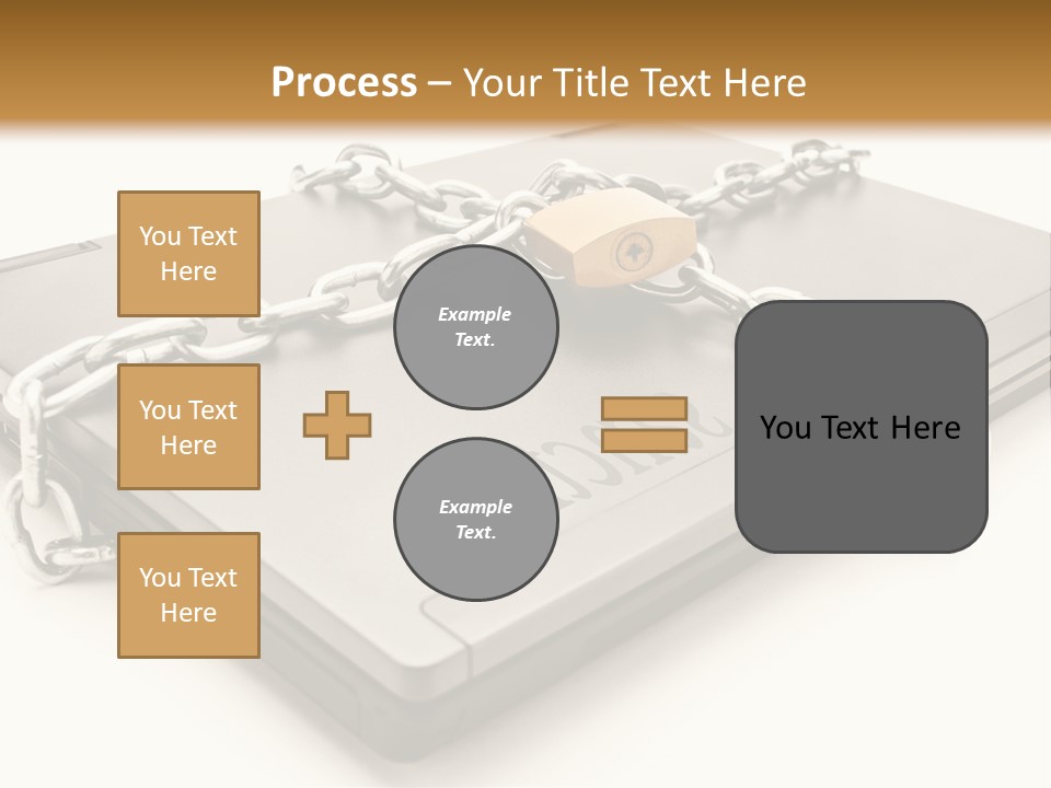 Shield Closed Security PowerPoint Template