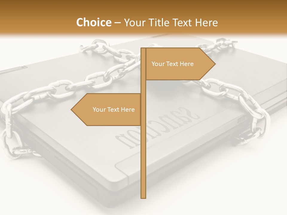 Shield Closed Security PowerPoint Template