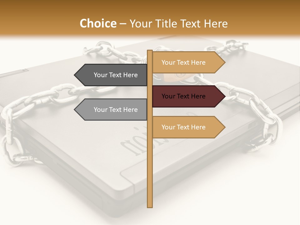 Shield Closed Security PowerPoint Template