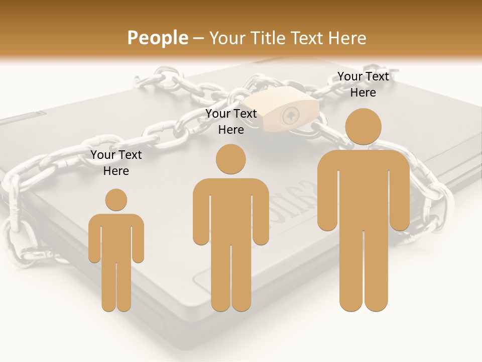Shield Closed Security PowerPoint Template