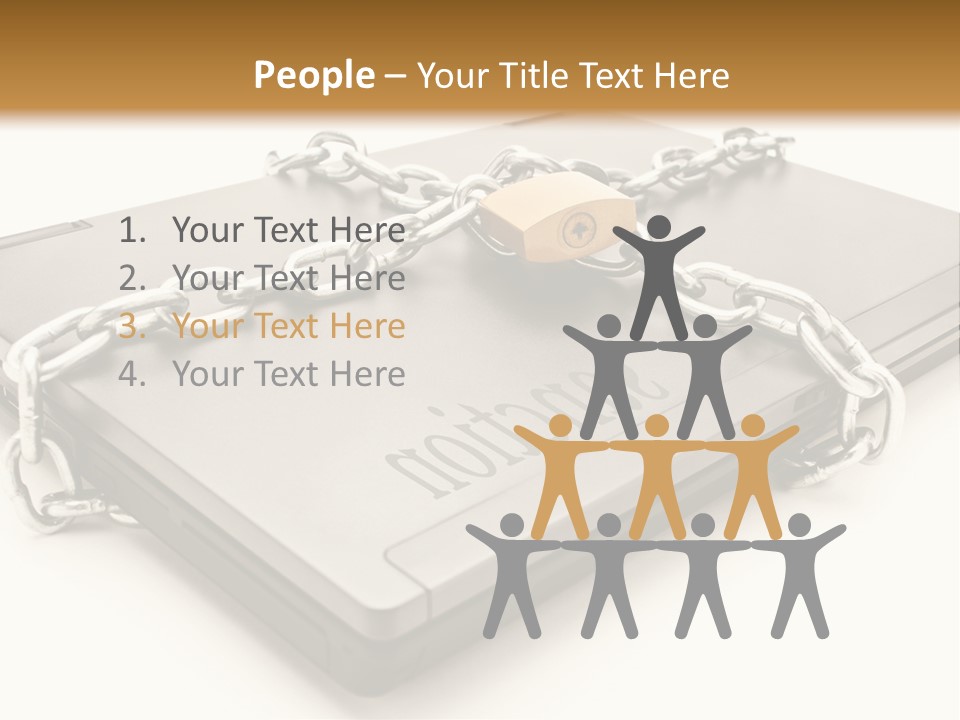 Shield Closed Security PowerPoint Template