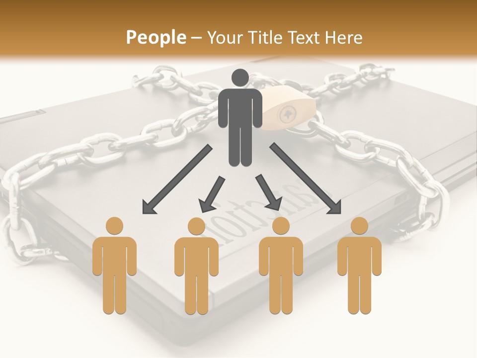 Shield Closed Security PowerPoint Template