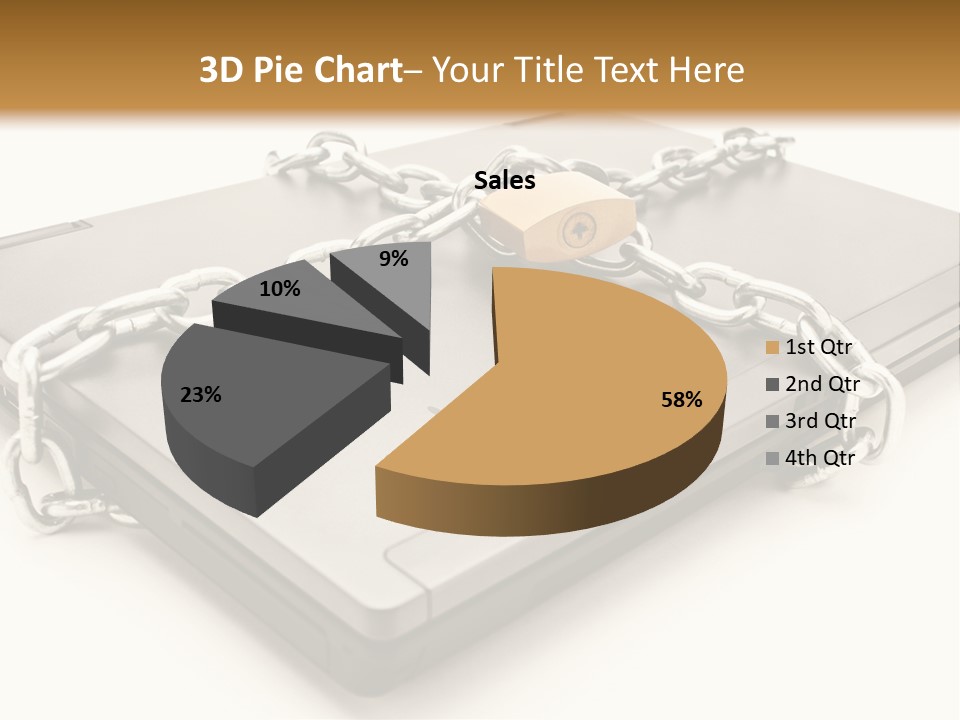 Shield Closed Security PowerPoint Template