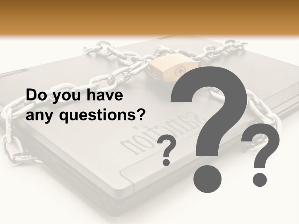 Shield Closed Security PowerPoint Template