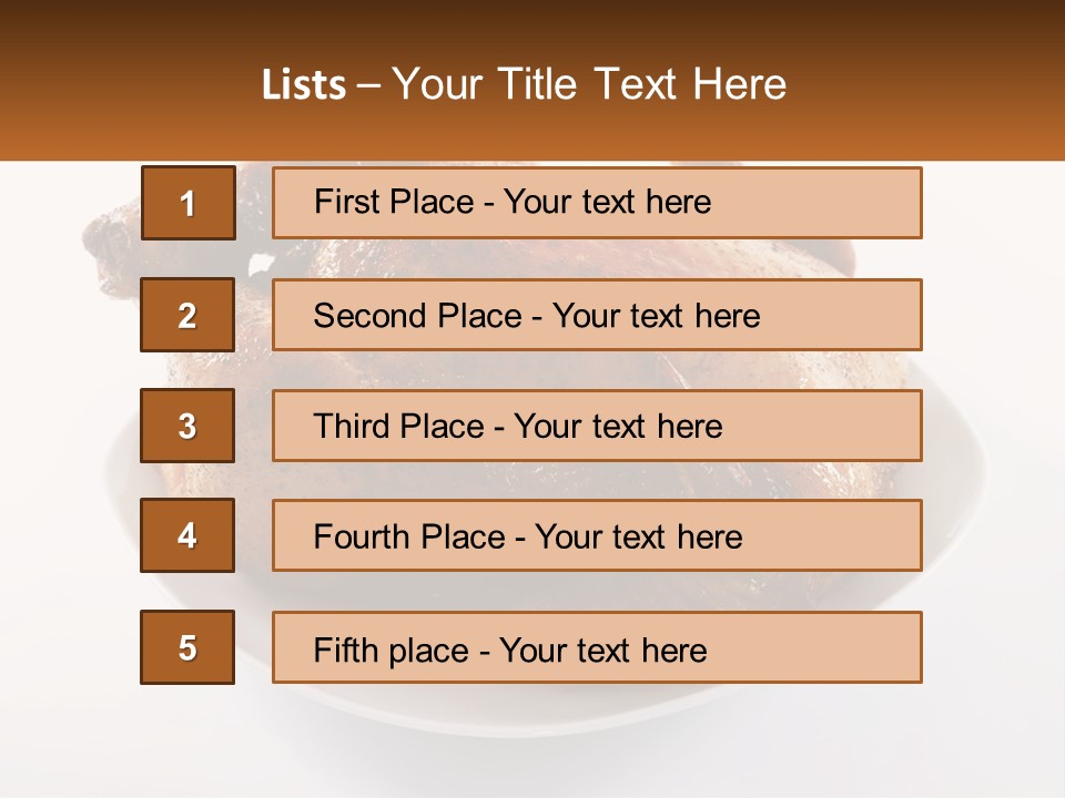 Gourmet Dinner Studio PowerPoint Template