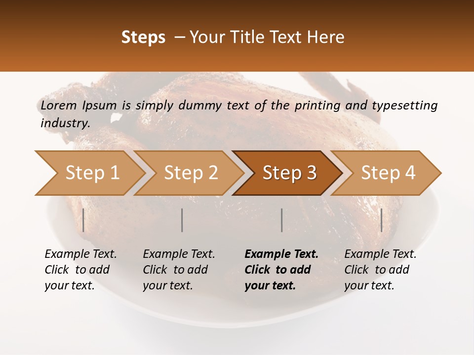 Gourmet Dinner Studio PowerPoint Template