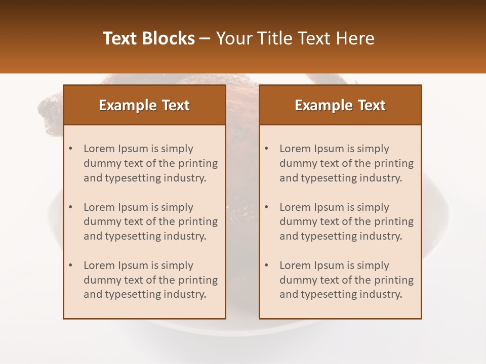 Gourmet Dinner Studio PowerPoint Template