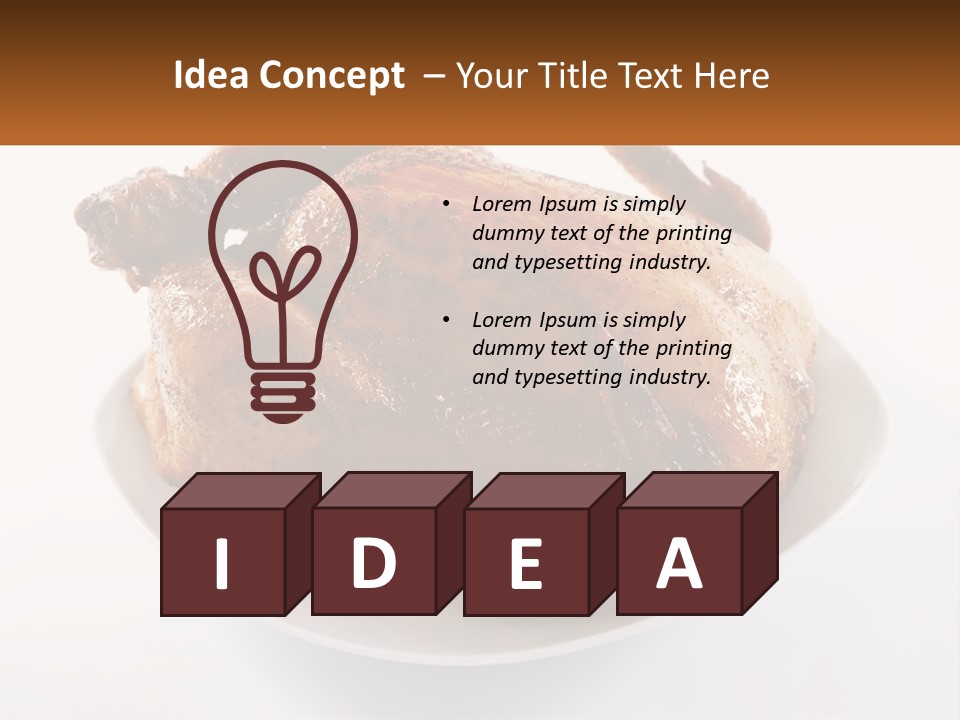 Gourmet Dinner Studio PowerPoint Template