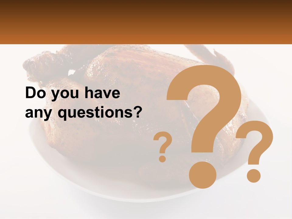 Gourmet Dinner Studio PowerPoint Template