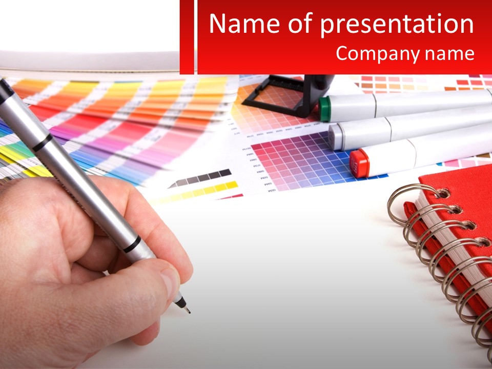 White Space Colour PowerPoint Template