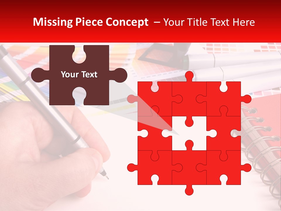 White Space Colour PowerPoint Template