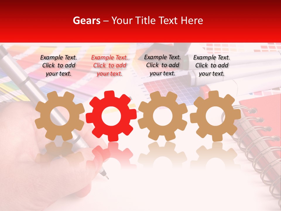 White Space Colour PowerPoint Template