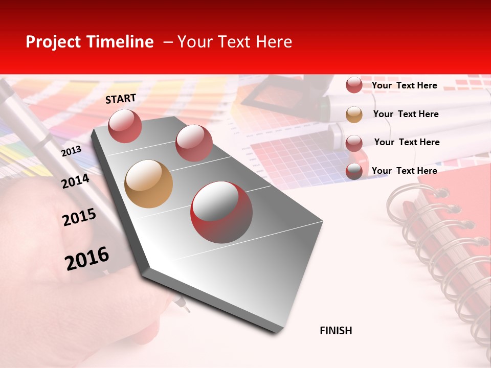 White Space Colour PowerPoint Template