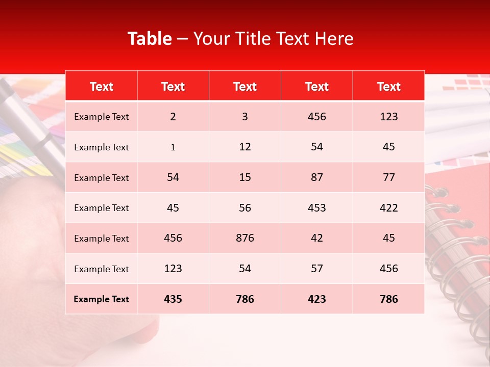 White Space Colour PowerPoint Template