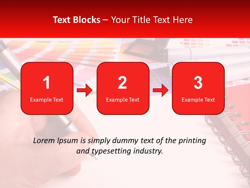 White Space Colour PowerPoint Template