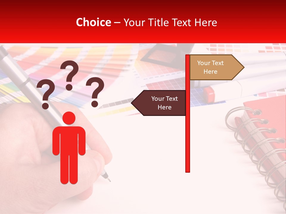 White Space Colour PowerPoint Template