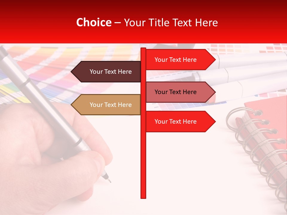 White Space Colour PowerPoint Template