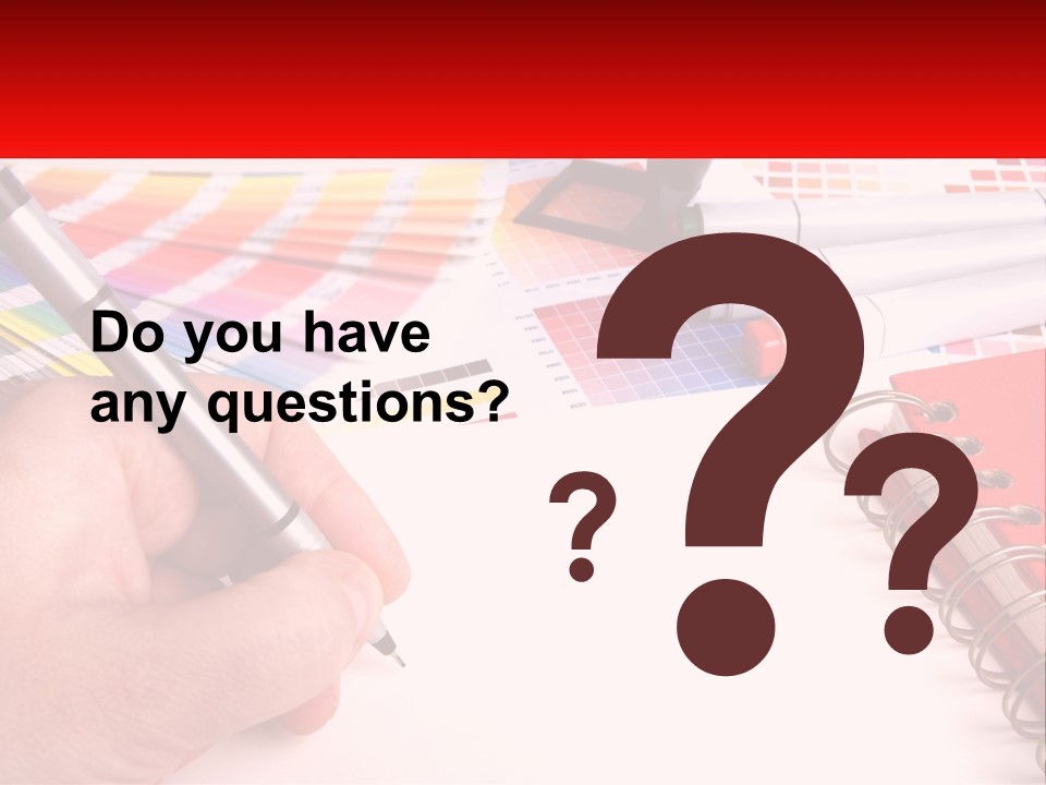 White Space Colour PowerPoint Template