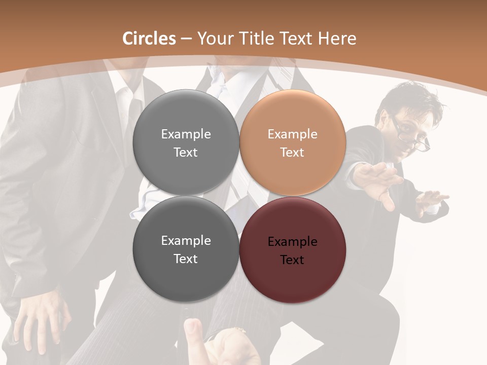 Joyful Happiness Partnership PowerPoint Template