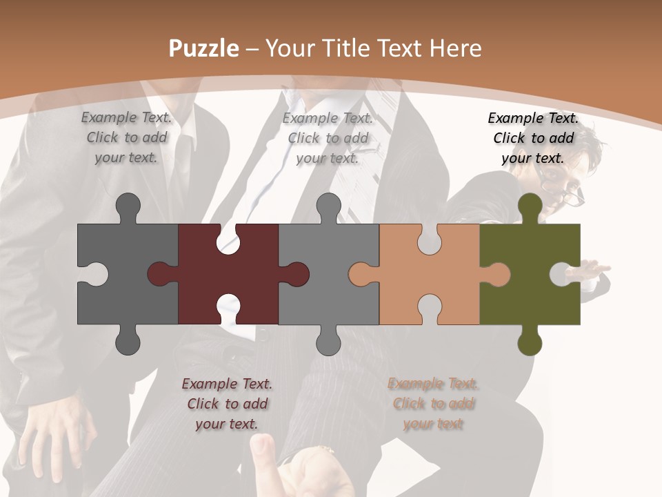 Joyful Happiness Partnership PowerPoint Template