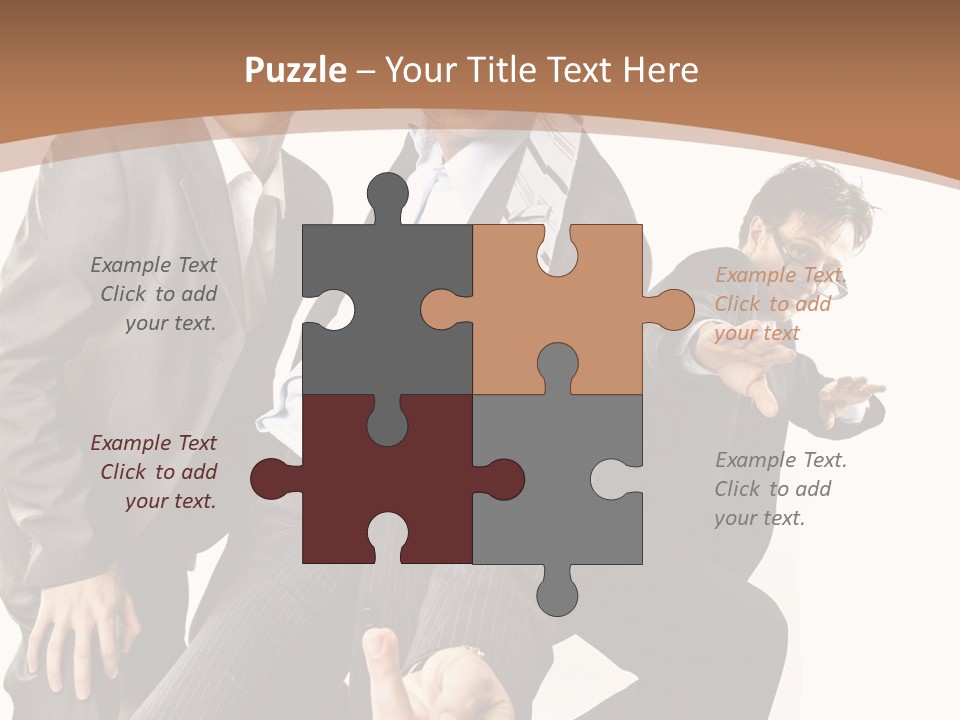 Joyful Happiness Partnership PowerPoint Template