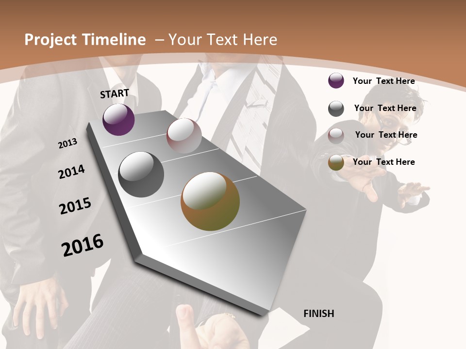 Joyful Happiness Partnership PowerPoint Template