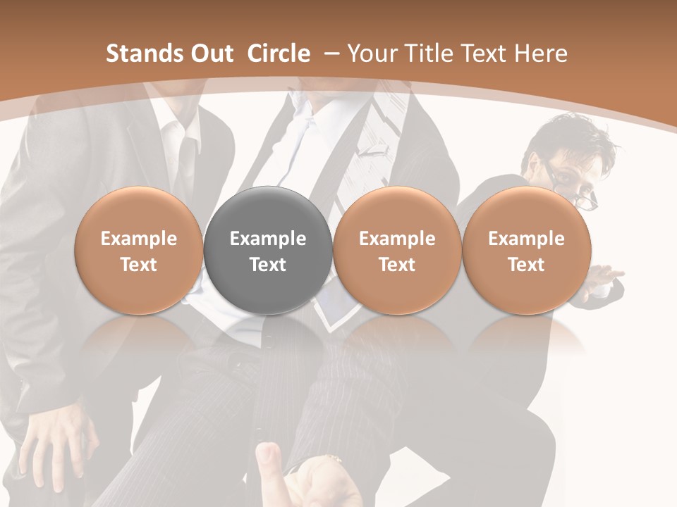 Joyful Happiness Partnership PowerPoint Template