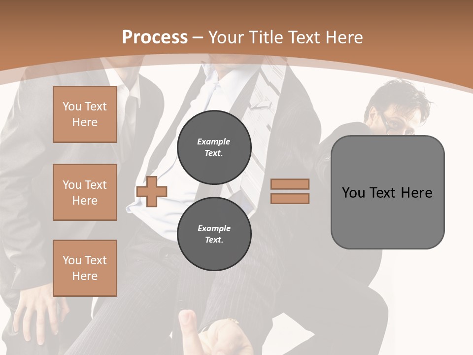 Joyful Happiness Partnership PowerPoint Template