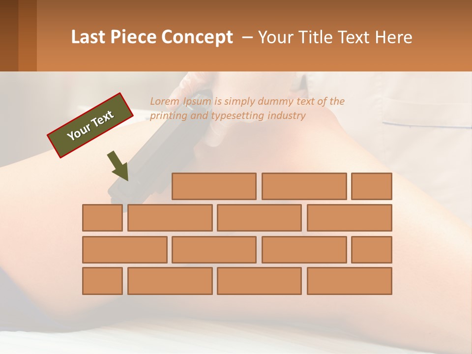 Relaxation Sensitive Hair PowerPoint Template