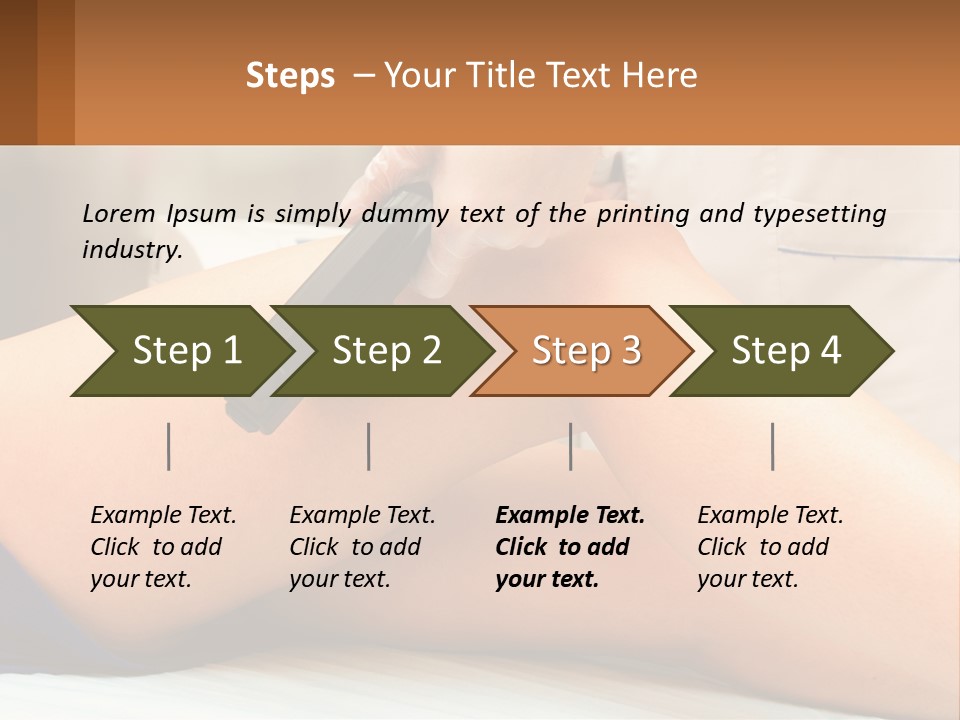 Relaxation Sensitive Hair PowerPoint Template