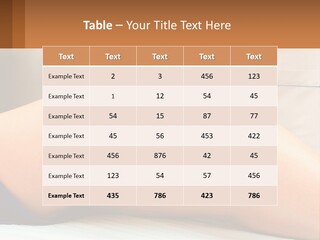 Relaxation Sensitive Hair PowerPoint Template