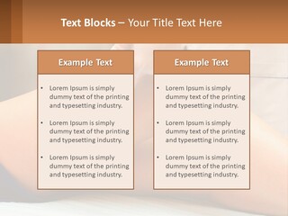 Relaxation Sensitive Hair PowerPoint Template