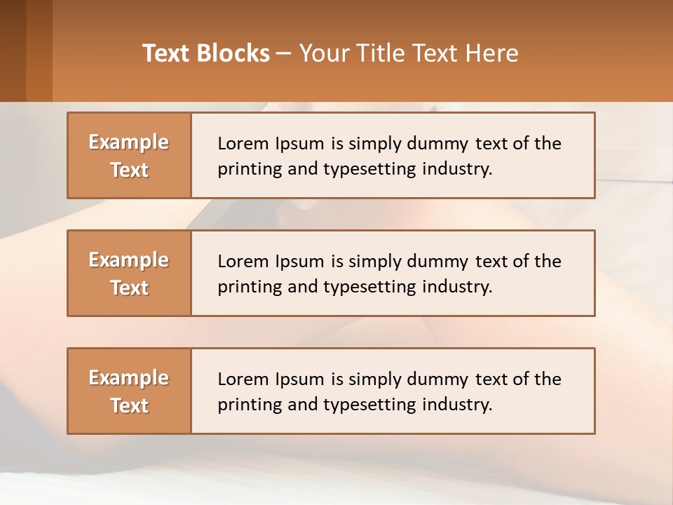 Relaxation Sensitive Hair PowerPoint Template