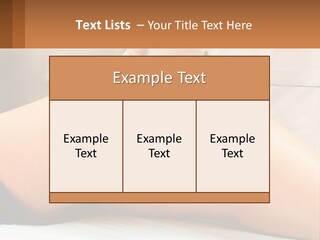 Relaxation Sensitive Hair PowerPoint Template