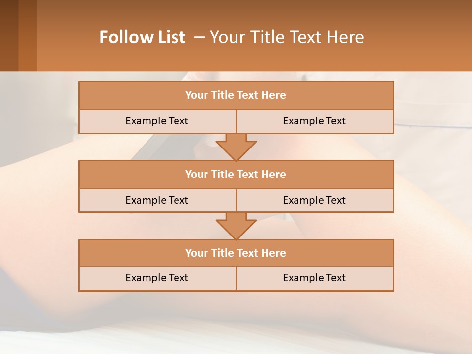 Relaxation Sensitive Hair PowerPoint Template