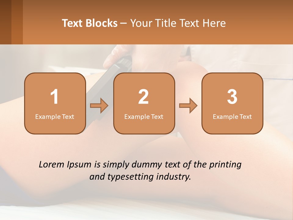 Relaxation Sensitive Hair PowerPoint Template