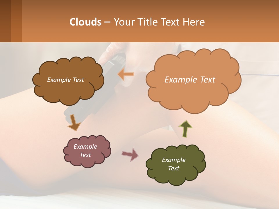 Relaxation Sensitive Hair PowerPoint Template