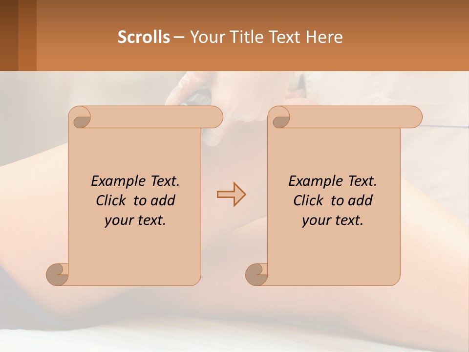 Relaxation Sensitive Hair PowerPoint Template
