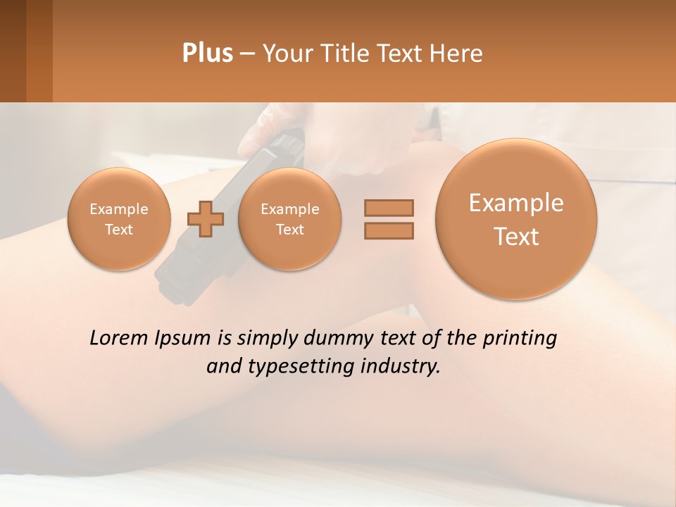 Relaxation Sensitive Hair PowerPoint Template