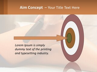 Relaxation Sensitive Hair PowerPoint Template