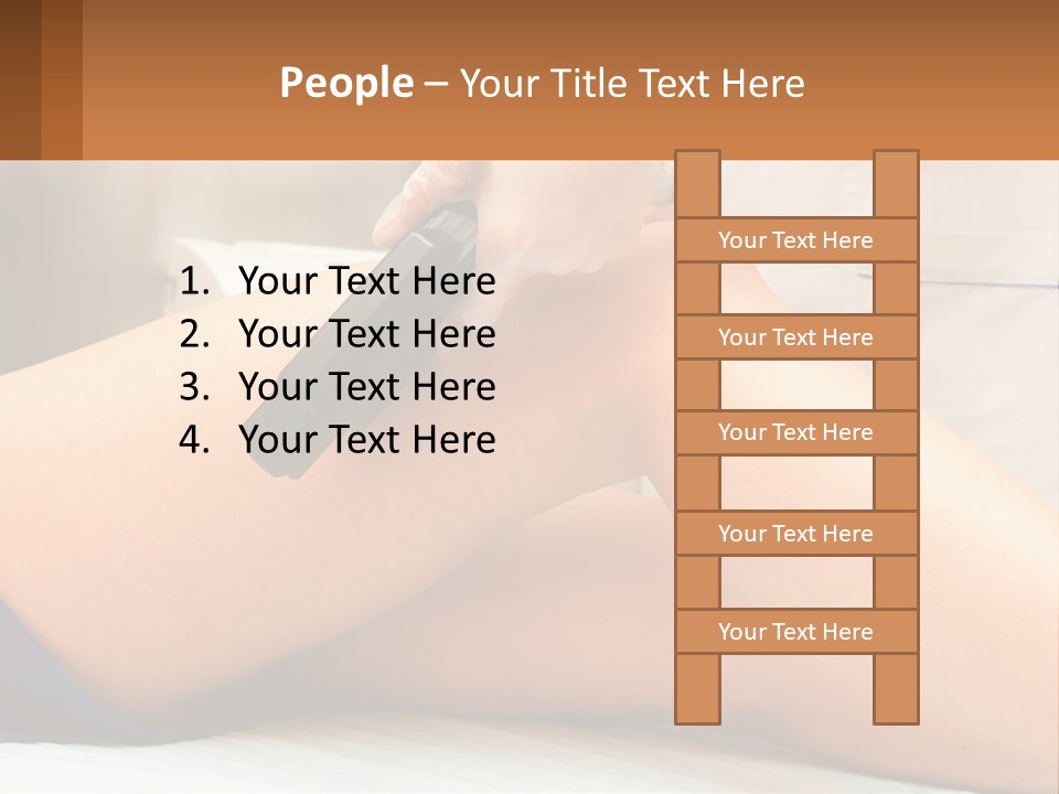 Relaxation Sensitive Hair PowerPoint Template