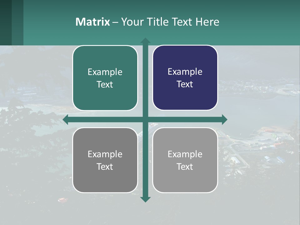 Pier Commerce Tourism PowerPoint Template