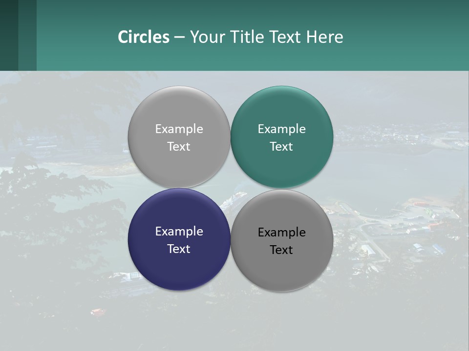 Pier Commerce Tourism PowerPoint Template