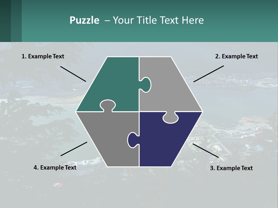 Pier Commerce Tourism PowerPoint Template