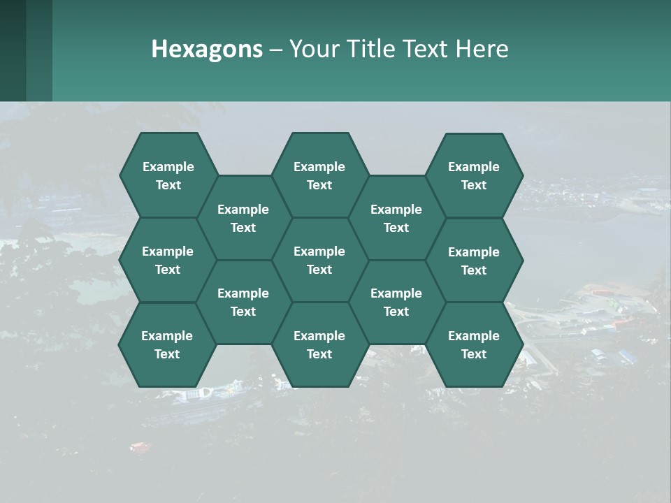 Pier Commerce Tourism PowerPoint Template