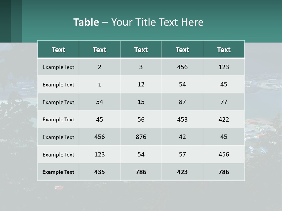 Pier Commerce Tourism PowerPoint Template