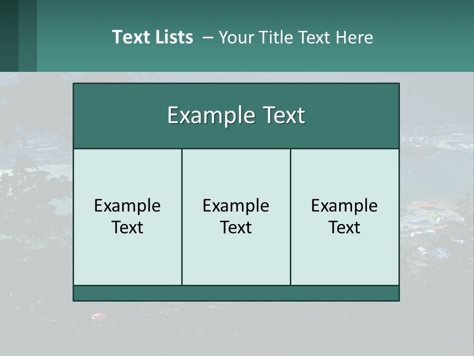 Pier Commerce Tourism PowerPoint Template