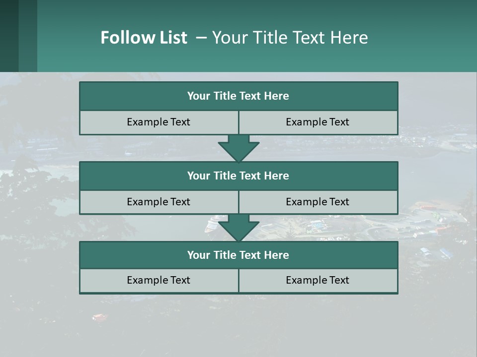 Pier Commerce Tourism PowerPoint Template