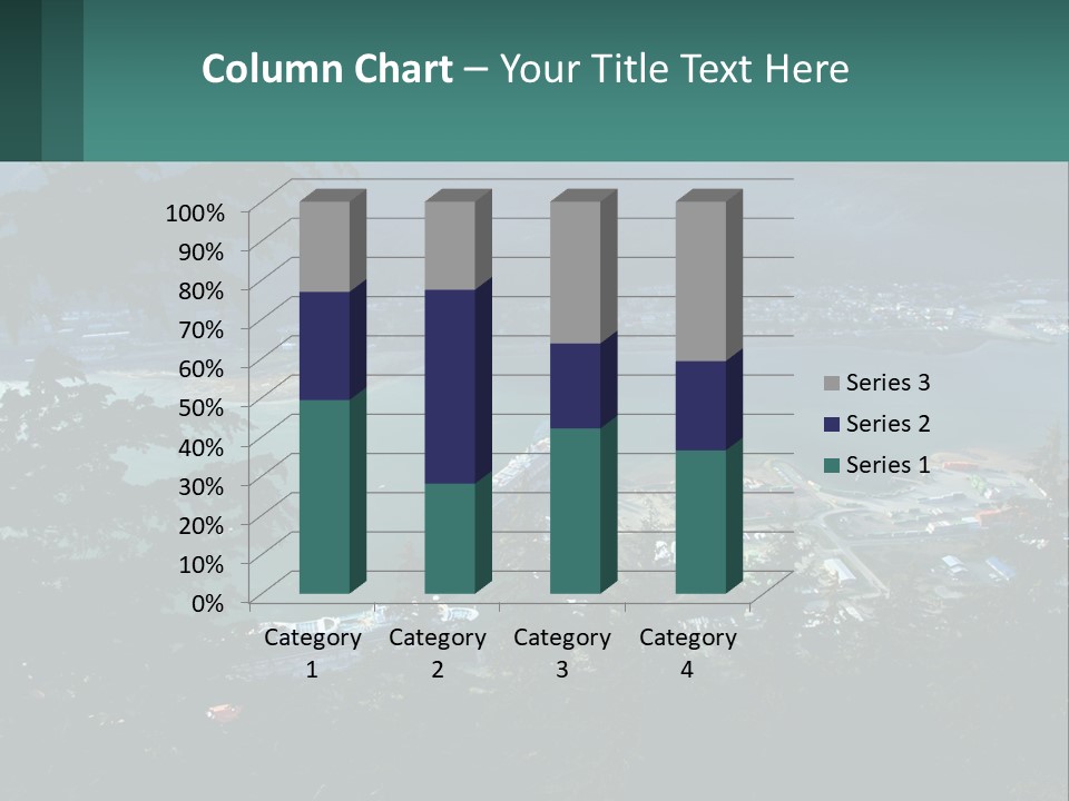 Pier Commerce Tourism PowerPoint Template